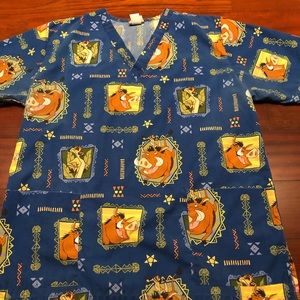 Special Edition Scrub Top/Disney The Lion King Med